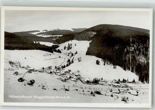 Muggenbrunn Der teif verschneite Ort