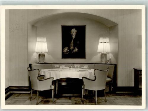 Heilbronn Gasthaus Ratskeller Sitznische im Speisesaal Fotograf Haarfeld