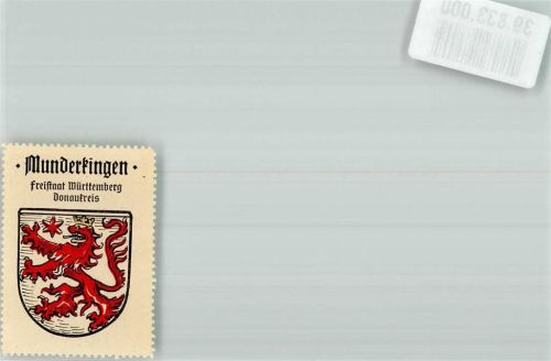 Munderkingen Freistaat Württemberg Donaukreis