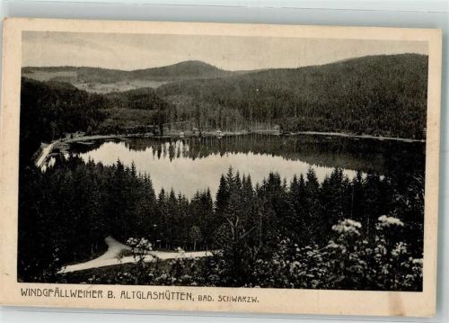79868 W7828 Altglashütten , Schwarzw Gebrauchsspuren Windgfällweiher