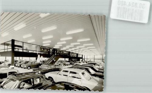 Menden Auto Geschäft Ort handschriftlich Foto Original aus Archiv eines Ansichtskartenverlags