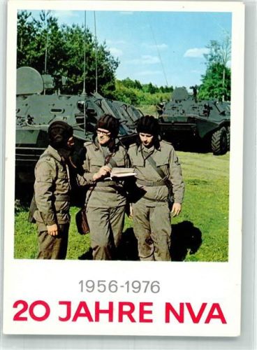 Panzer Soldaten 20 Jahre NVA DDR Foto AK