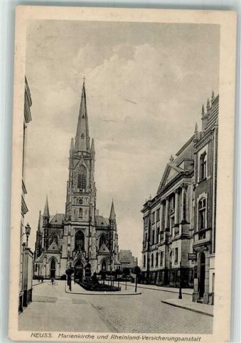 Neuss 1917 Marienkriche