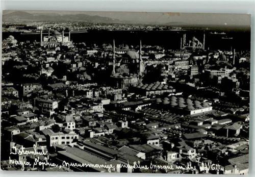 Konstantinopel 1963 Blaue Moschee Altstadt Flugpost