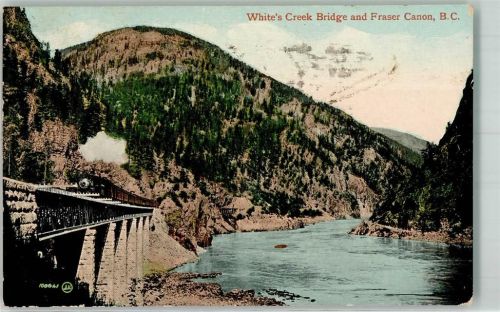 Victoria 1912 Eisenbahn White´s Creek Bridge Ort lt. Stempel