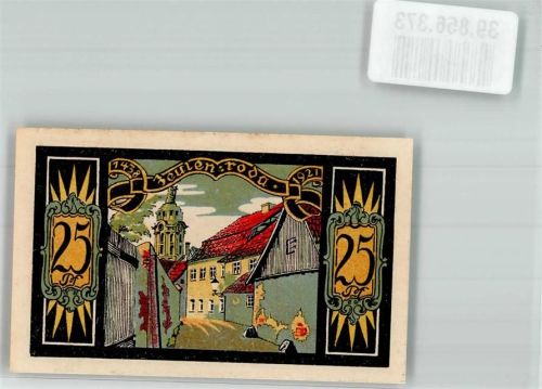 Zeulenroda 1921 25 Pfennig Rathausturm