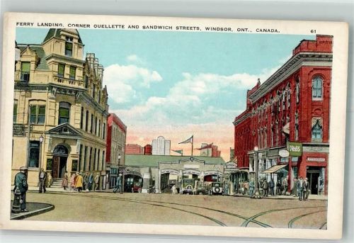 Windsor Ferry Landing Corner Ouellette Sandwich Streets