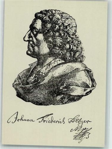 J.F. Böttger Erfinder d. europäischen Porzellans Faksimile