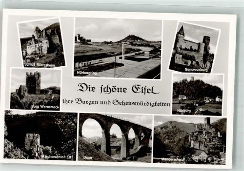 Manderscheid Schloss Bürresheim Genovevaburg Daun Schloss Eltz Nürburg