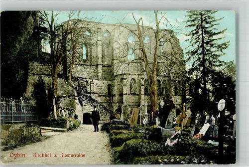 Kurort Oybin 1906 Klosterriune Friedhof