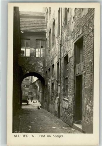 Berlin Mitte Hof im Krögel Alt-Berlin