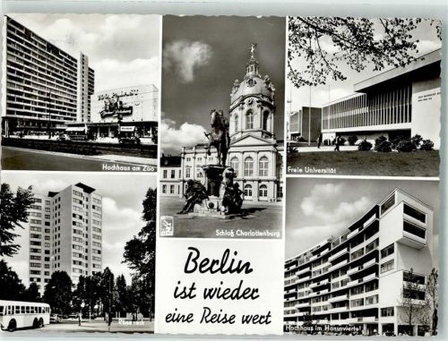 Berlin, unsortiert Roseneck Schloss Charlottenburg Hochhaus Hansaviertel