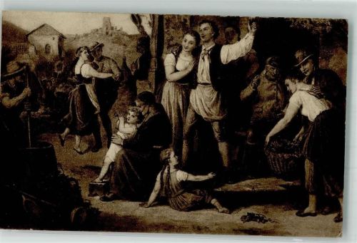 1919 Ein Winzerfest Tracht