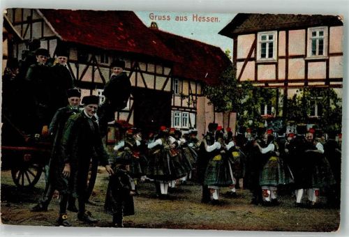 1907 Hessische Tracht Kunstverlag Siegfried Bäcker No. 2111
