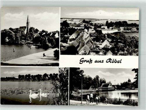 Röbel Kirche Seepromenade Mönchteich