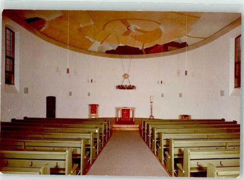 Neugablonz Ev. Kirche Ort handschriftlich Foto Original aus Archiv eines Ansichtskartenverlags