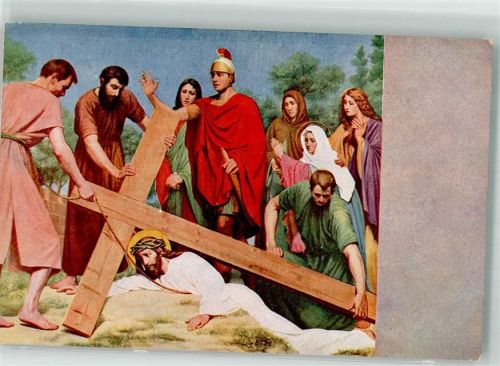 Jesus Kreuz Frauen Maria Kreuzweg Bild IX