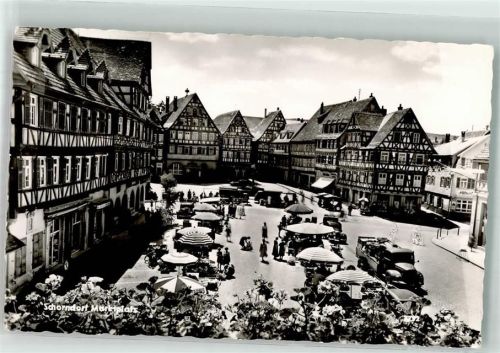 Schorndorf Marktplatz LKW Marktszene