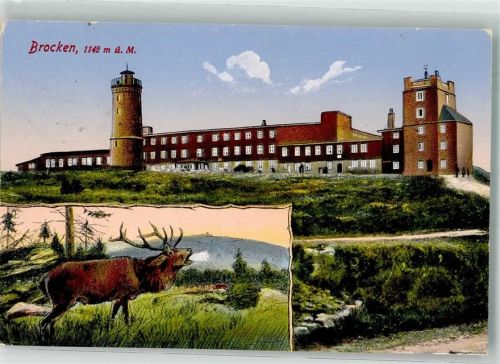 Brocken 1932 Hotel Wetterstation Hirsch