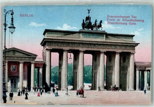Berlin Mitte 1914 Brandenburger Tor