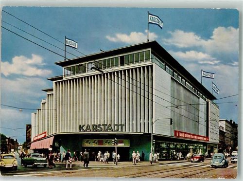 Herne Geschäft Kaufhaus Karstadt Auto VW Käfer
