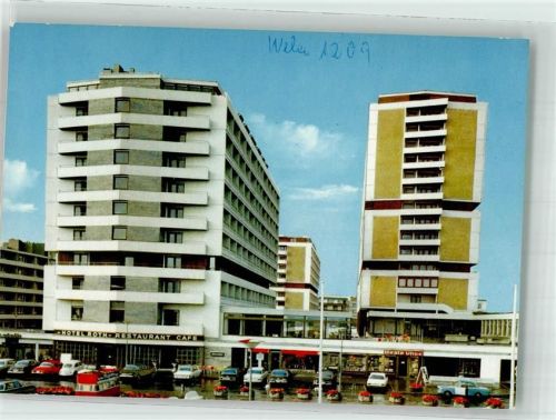 Westerland Kurzentrum mit Hotel Roth Gasthaus und Cafe Beate Uhse Geschäft