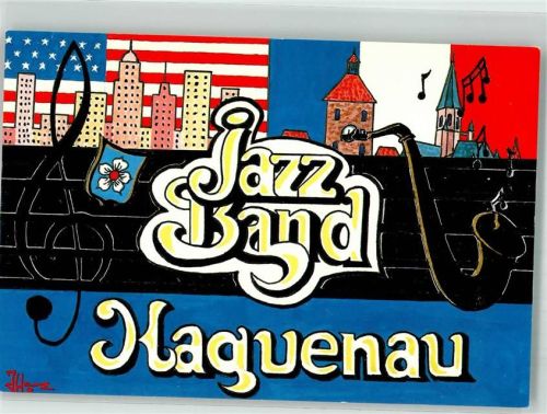 Haguenau Sign. Hamm Patrick Jazz Band Saxophon Limitiert Nr.057