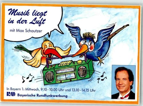 Werbung Musik liegt in der Luft Max Schautzer Vögel