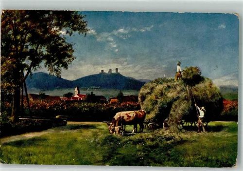 1915 3 Exen Heuernte Bayer. Feld-Postexped. 6. Landwehr Div.