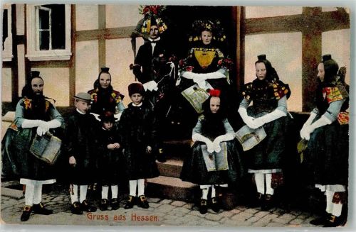 Schwälmer Hochzeit Kunstverlag Siegfried Bäcker No. 2099