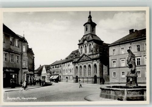 Bayreuth Hauptstrasse Denkmal Brunnen