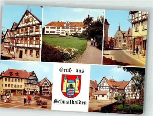 Schmalkalden Kirchhof Schloss Wilhelmsburg Mohrengasse Marktplatz Hessenhof