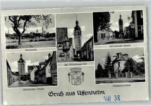 Uffenheim Heimatmuseum Würzburger Tor Ansbacher VW Käfer
