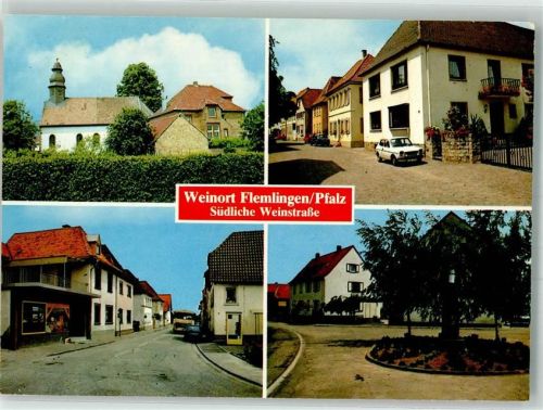 Flemlingen Oldtimer Telefonzelle