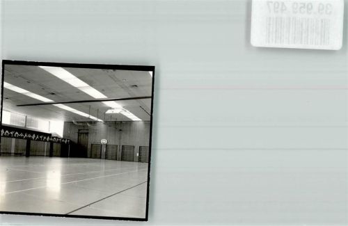 Penzberg Sporthalle Ort handschriftlich Foto Original aus Archiv eines Ansichtskartenverlags