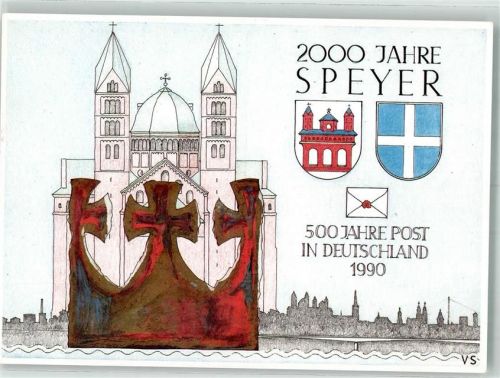 Speyer 1990 2000 Jahre Sprirex` 90 Ausstellung 500 Jahre Post in Deutschland