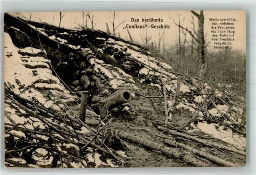 WK I Conflans Geschütz