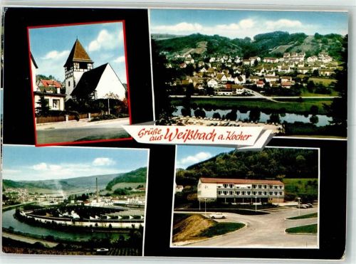 Weißbach Kirche St. Maria und St. Peter Grundschule Industriegebiet an der Kocher Fotograf Dittmann