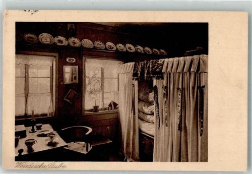 1928 Interieur Wendische Stube Heimatschutz Postkarten Reihe 6