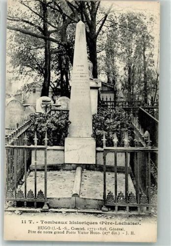 Paris Denkmal Hugo Friedhof Père Lachaise