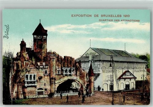 Brüssel 1910 Ausstellung 1910 Gasthaus