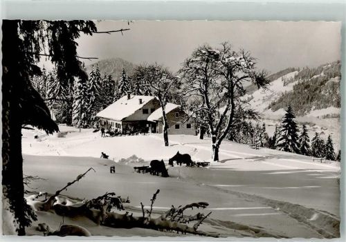 Thalkirchdorf Gasthaus Schwand-Alpe Winter