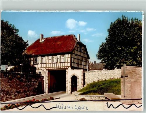 Hochheim Küsterhaus Ort handschriftlich Foto Original aus Archiv eines Ansichtskartenverlags