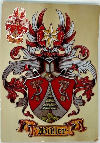 Wiedener Eck Berghotel Wiedener Eck Wappen Foto Original aus Archiv eines Ansichtskartenverlags Ort handschriftlich