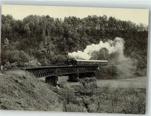 Rochlitz Eisenbahn Dampflokomotive Muldenbrücke Foto Strömsdorfer