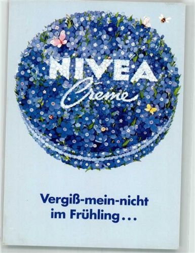 Hamburg Eine Dose Nivea-Creme mit Vergissmeinnicht