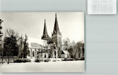 Göppingen Oberhofenkirche im Winter