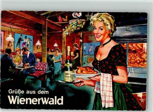 1967 Wienerwald Restaurant Beruf Kellnerin