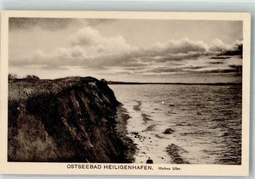 Heiligenhafen 1915 Steilküste am Hohen Ufer Fotograf Hermann Loose