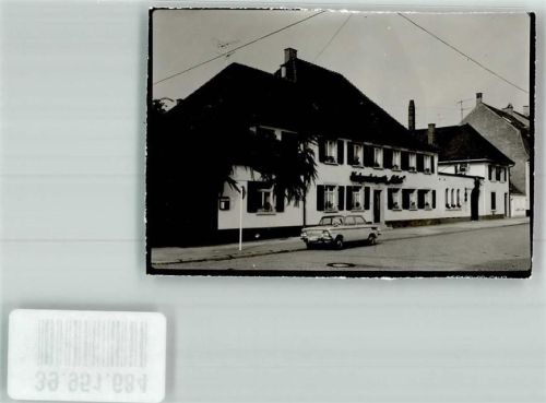 Rastatt Hotel Katzenberger Adler Foto Original aus Archiv eines Ansichtskartenverlags Ort handschriftlich